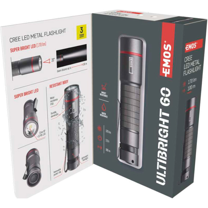 Фонарь EMOS P3160 Ultibright 60