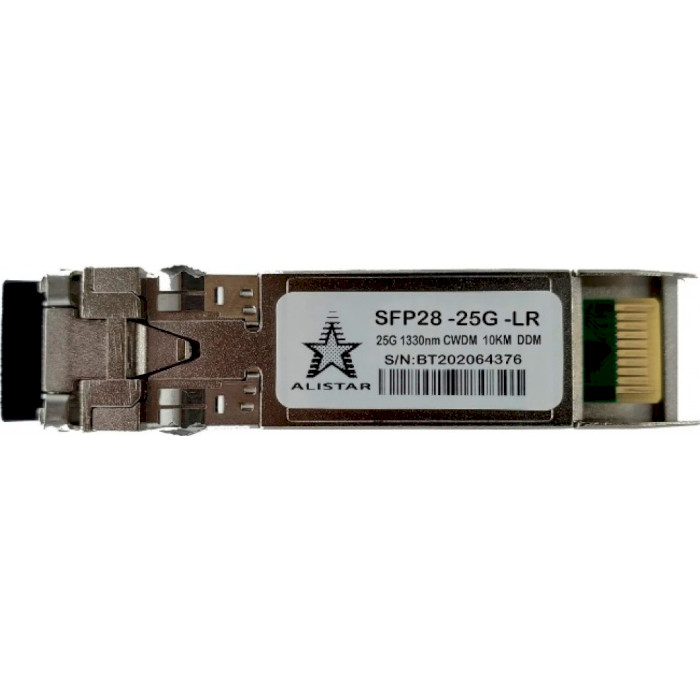 Модуль ALISTAR SFP28-LR-C-33 SFP28 25GbE Tx1330 10km CWDM SM LC Duplex