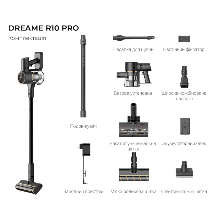 Пилосос DREAME R10 Pro (VTV41B)