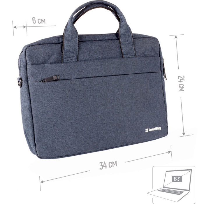 Сумка для ноутбука 13.3" COLORWAY Modern Navy (CW-LBM133-NV)