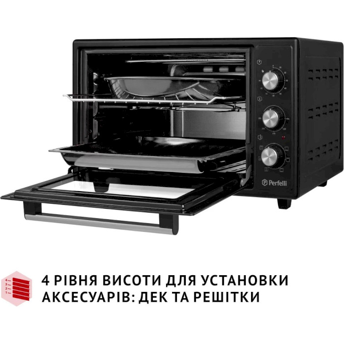 Электропечь PERFELLI Sierra 37 Black