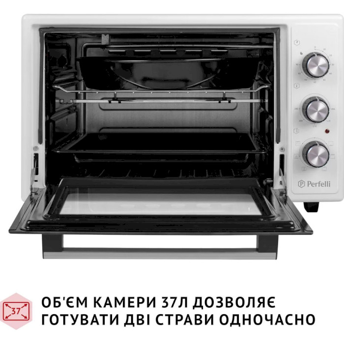 Електропіч PERFELLI Sierra 37 White