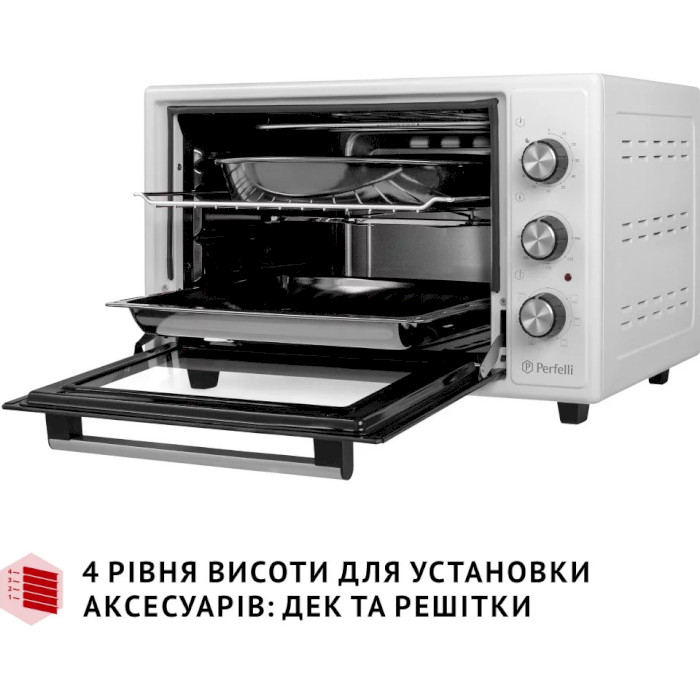 Електропіч PERFELLI Sierra 37 White