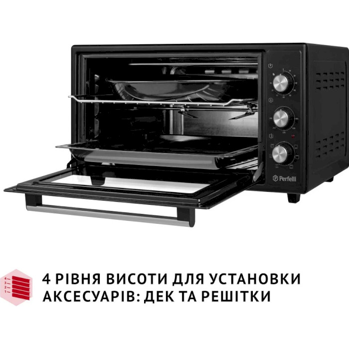 Электропечь PERFELLI Sierra 48 Black