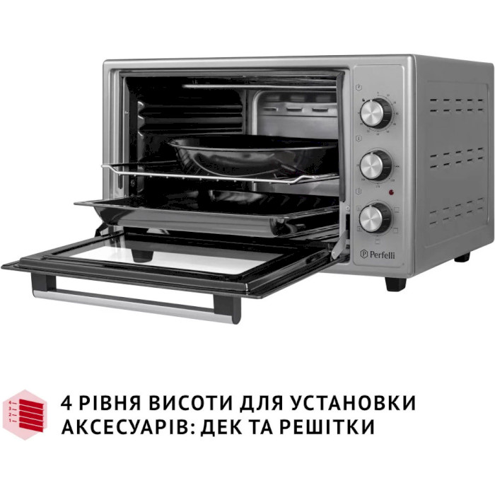 Электропечь PERFELLI Trimo 37 Gray