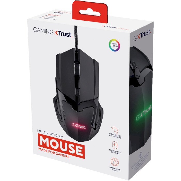 Мышь игровая TRUST Gaming Mouse Black (24749)