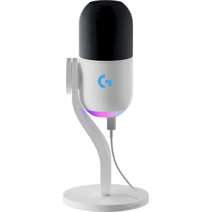 Мікрофон для стримінгу/подкастів LOGITECH Yeti GX Dynamic RGB Gaming Microphone with LightSync Off-White (988-000576)