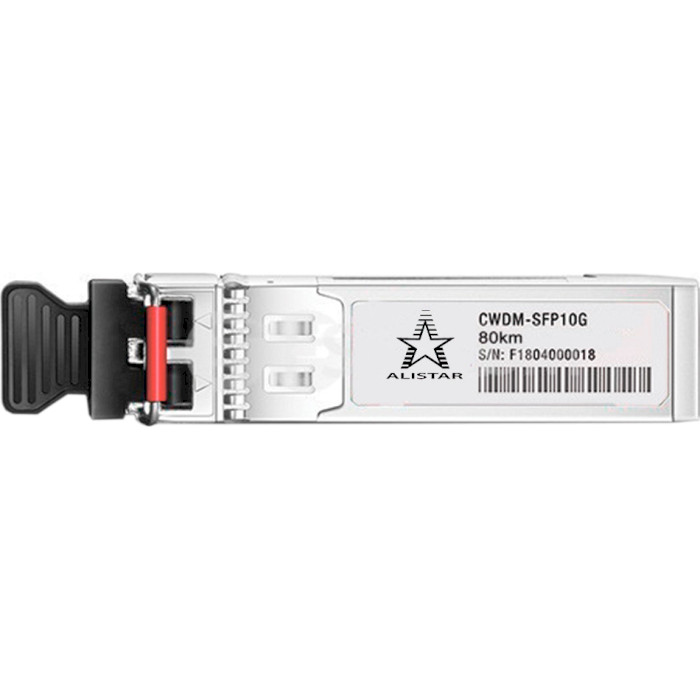 Модуль ALISTAR SFP-10G-ZR-CH24 SFP+ 10GbE Tx1550 80km DDM SM LC Duplex