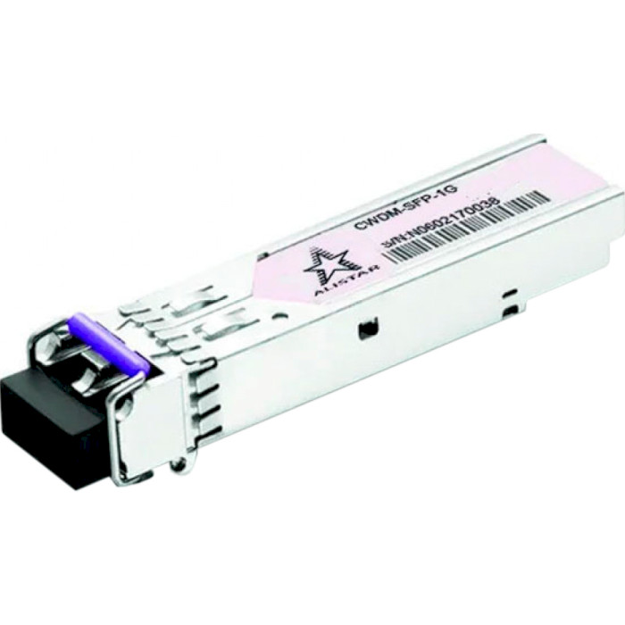 Модуль ALISTAR SFP-1G-SX SFP 1GbE Tx850 550m DDM MM LC Duplex