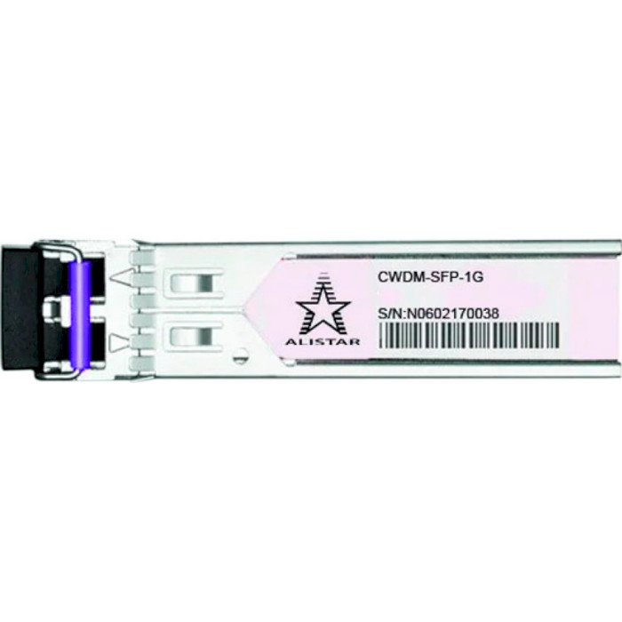 Модуль ALISTAR SFP-1G-SX SFP 1GbE Tx850 550m DDM MM LC Duplex