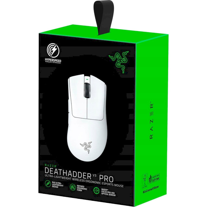 Мышь игровая RAZER DeathAdder V3 Pro White (RZ01-04630200-R3A1)