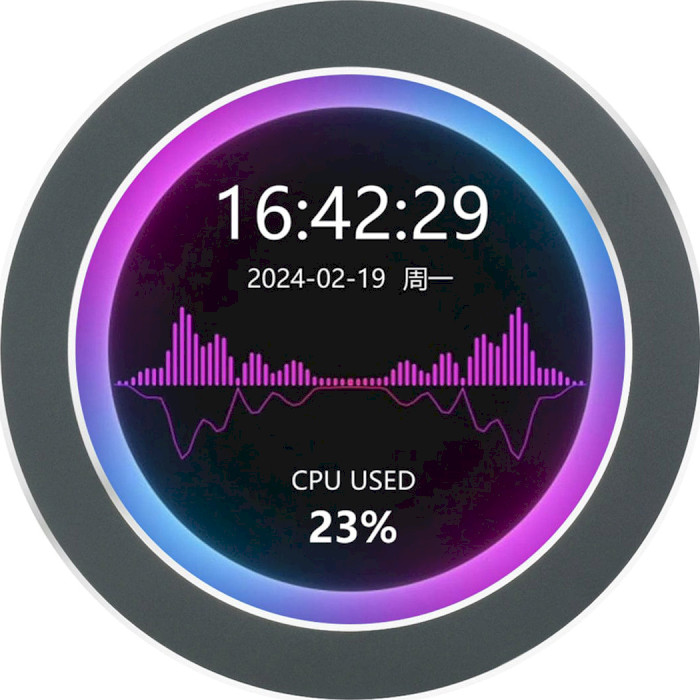 Дисплей WAVESHARE 3.4" 800x800 USB Monitor with AIO LCD Screen (WAV-26771)