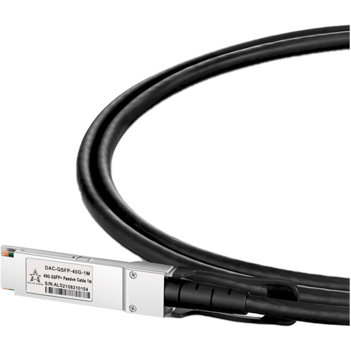 Кабель прямого подключения ALISTAR DAC-QSFP-40G-1M 40Gb QSFP+ 1м