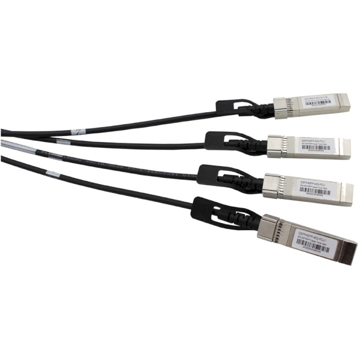 Кабель прямого підключення ALISTAR DAC-QSFP-4SFP+-3M 40Gb QSFP+/4xSFP+ 3м