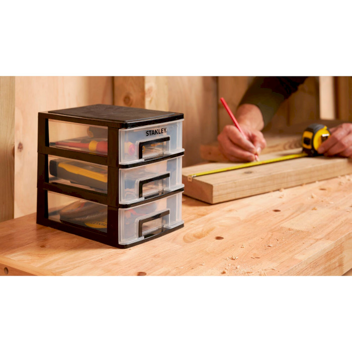 Органайзер вертикальный STANLEY Small 3-Drawer Storage Unit (STST40710-1)