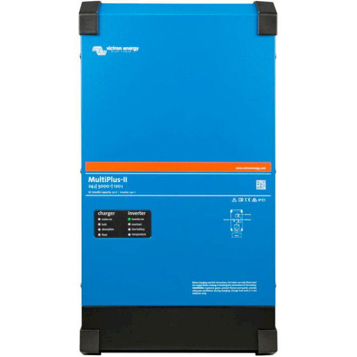 Гибридный солнечный инвертор VICTRON ENERGY MultiPlus II 24/5000/120-50 (PMP242505010)