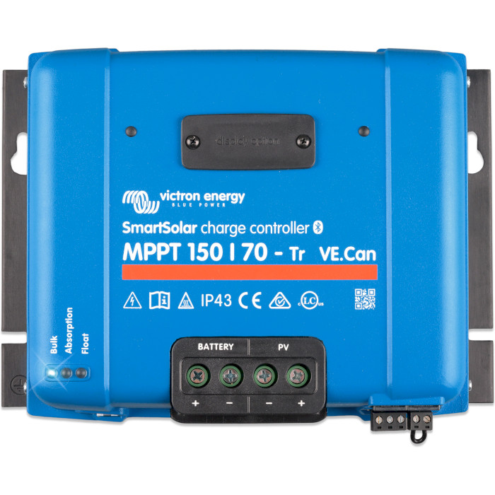 Контролер заряду VICTRON ENERGY SmartSolar MPPT 150/70-Tr VE.Can (SCC115070411)