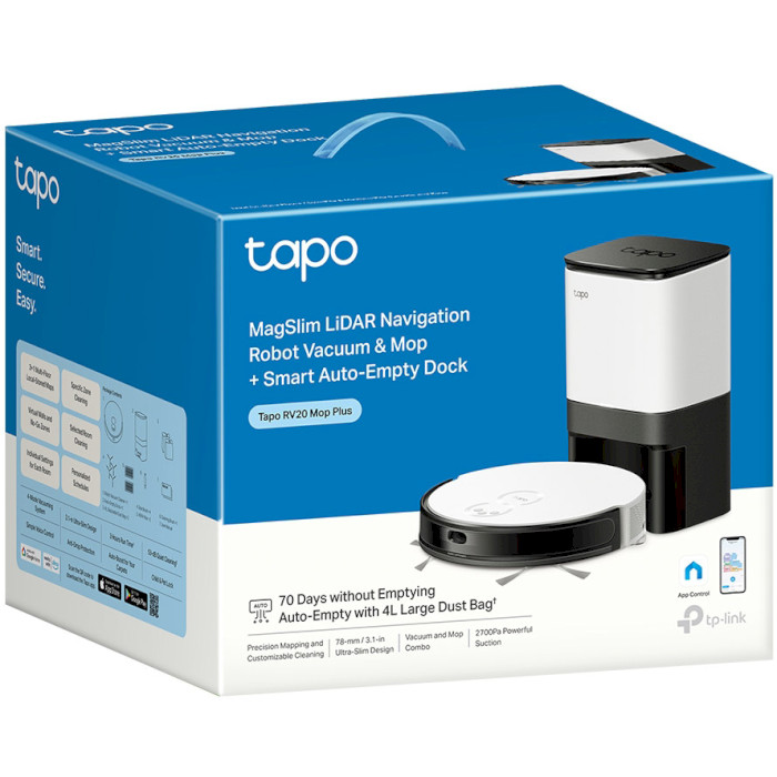 Робот-пилосос TP-LINK TAPO RV20 Mop Plus