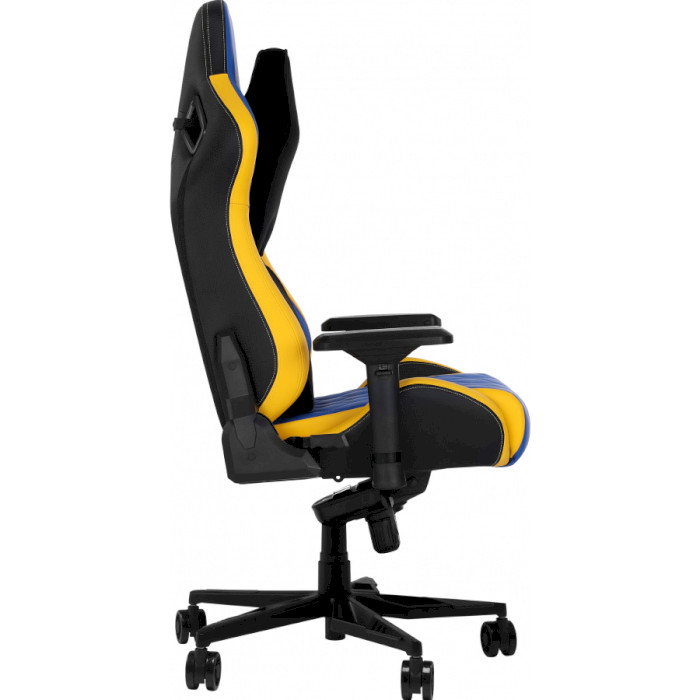 Кресло геймерское GT RACER X-0724 Blue/Yellow