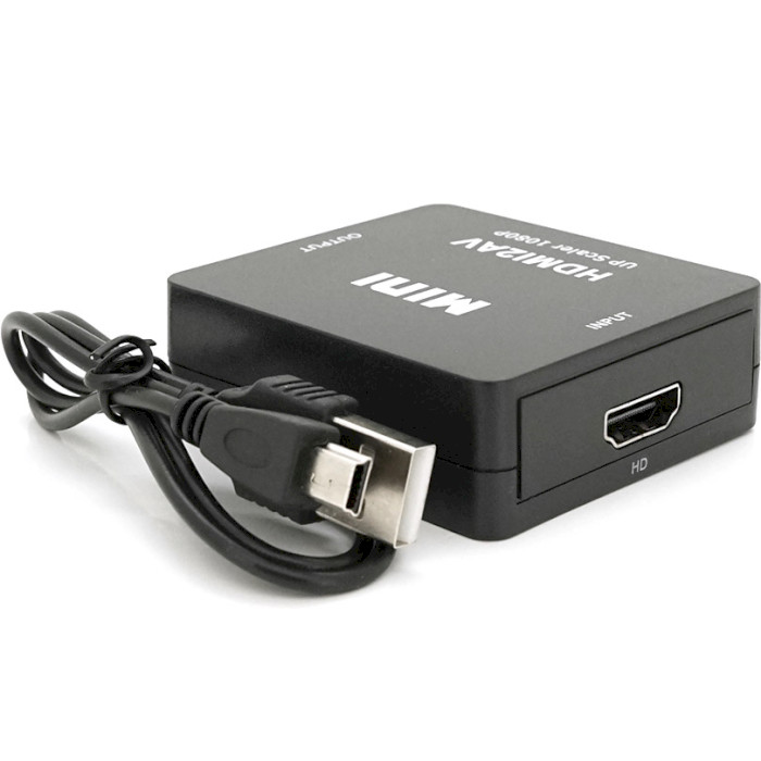 Конвертер видеосигнала VOLTRONIC HDMI to AV Black (YT-CM-HDMI/AV-B)