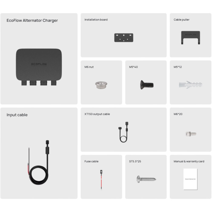 Автомобільна зарядна станція ECOFLOW Alternator Charger