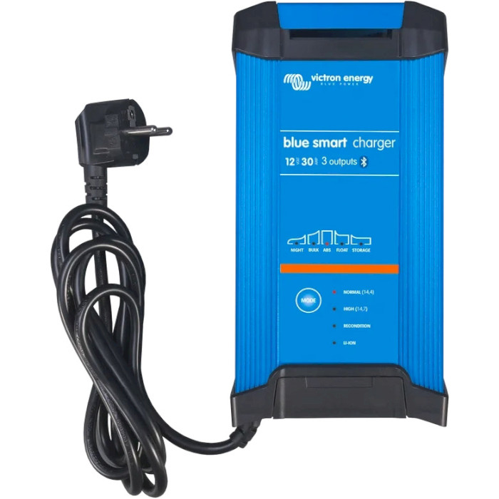 Зарядное устройство для АКБ VICTRON ENERGY Blue Smart IP22 Charger 12/30 (3) Li-ion/AGM/SLA 12V 30A (BPC123048002)