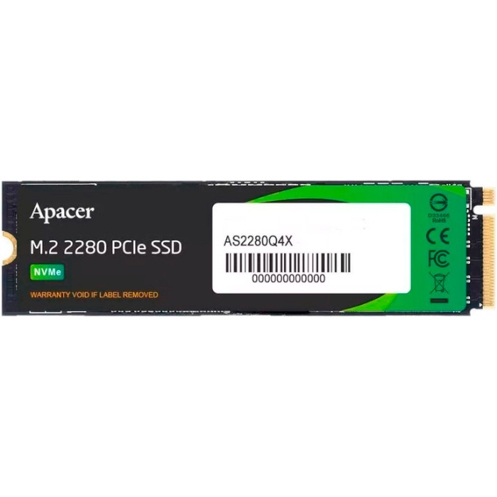 SSD диск APACER AS2280Q4X 1TB M.2 NVMe (AP1TBAS2280Q4X-1)