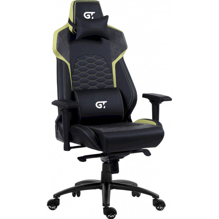 Крісло геймерське GT RACER X-8702 Black/Gray/Mint