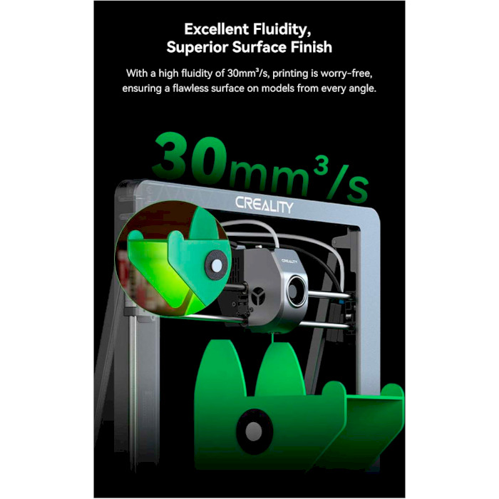 Пластик (филамент) для 3D принтера CREALITY Ender Fast PLA 1.75mm, 1кг, Black (3301010399)