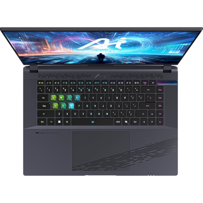 Ноутбук AORUS 16X 9SG 2024 Midnight Gray (16X 9SG-43KZC54SD)