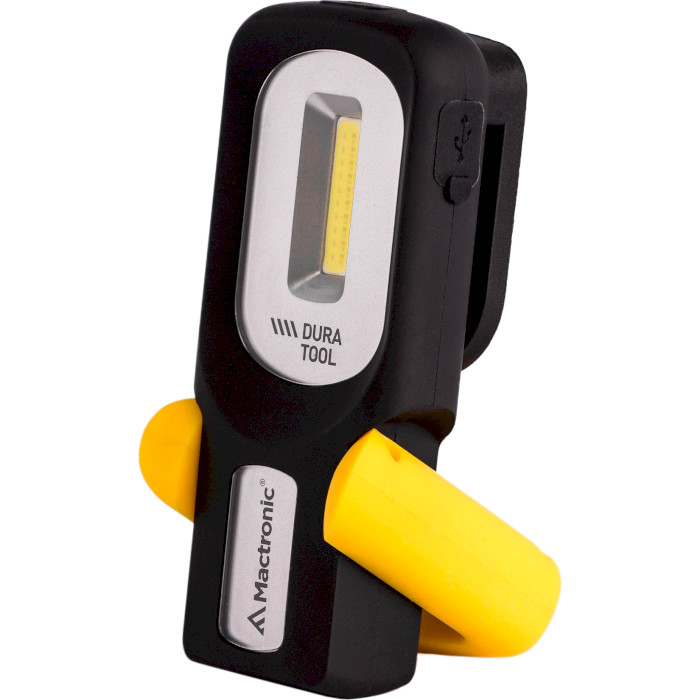 Фонарь мультифункциональный MACTRONIC Dura Tool Rechargeable Micro-USB Black Yellow (PWL0011)