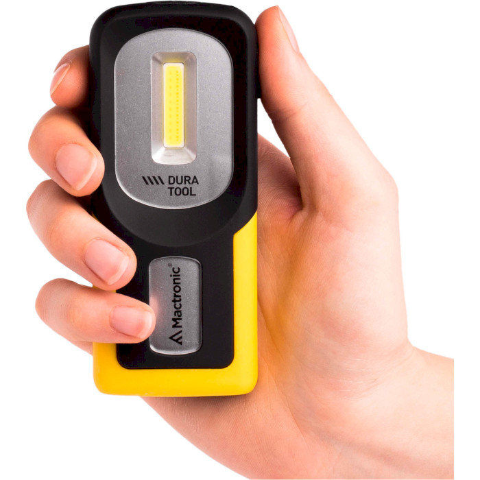 Фонарь мультифункциональный MACTRONIC Dura Tool Rechargeable Micro-USB Black Yellow (PWL0011)