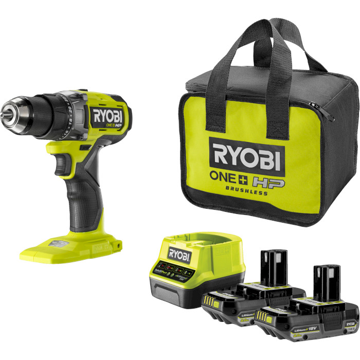 Аккумуляторная дрель-шуруповёрт RYOBI One+ HP RDD18X-220S (5133005284)