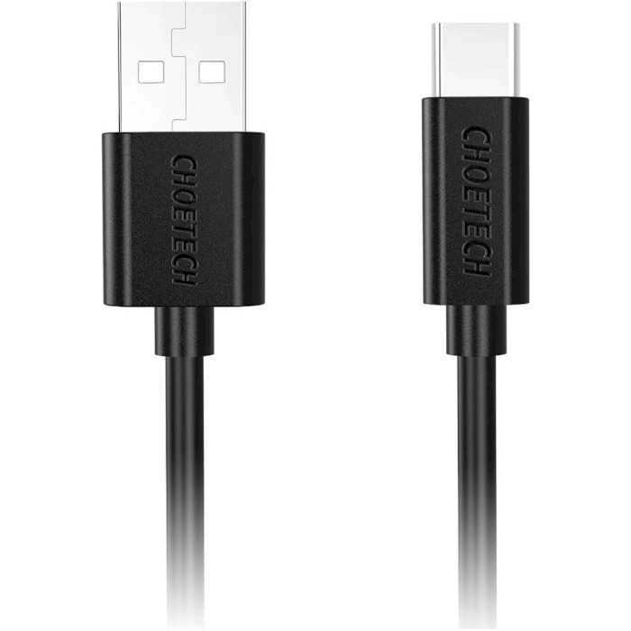 Кабель CHOETECH AC0004 USB-A to Type-C Cable 3м Black