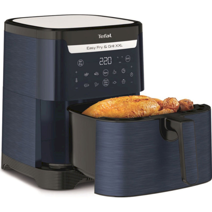 Мультипечь TEFAL Easy Fry & Grill XXL Black/Blue (EY801410)