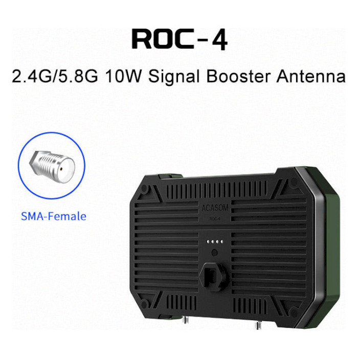 Підсилювач сигналу ACASOM ROC-4 Green 2.4G/5.8G 10W 8000mAh