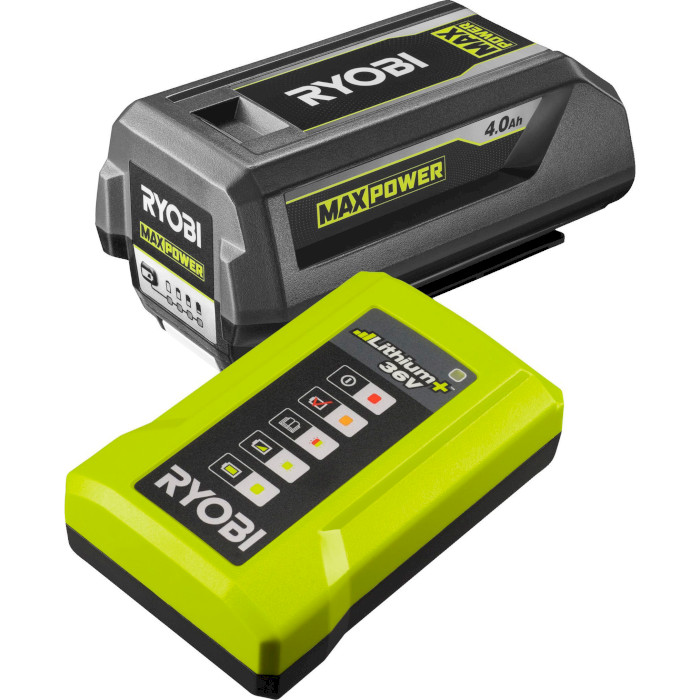 Зарядний пристрій RYOBI Max Power 36V 4.0Ah RY36BK17B-140 + АКБ 36V 4.0Ah (5133006228)