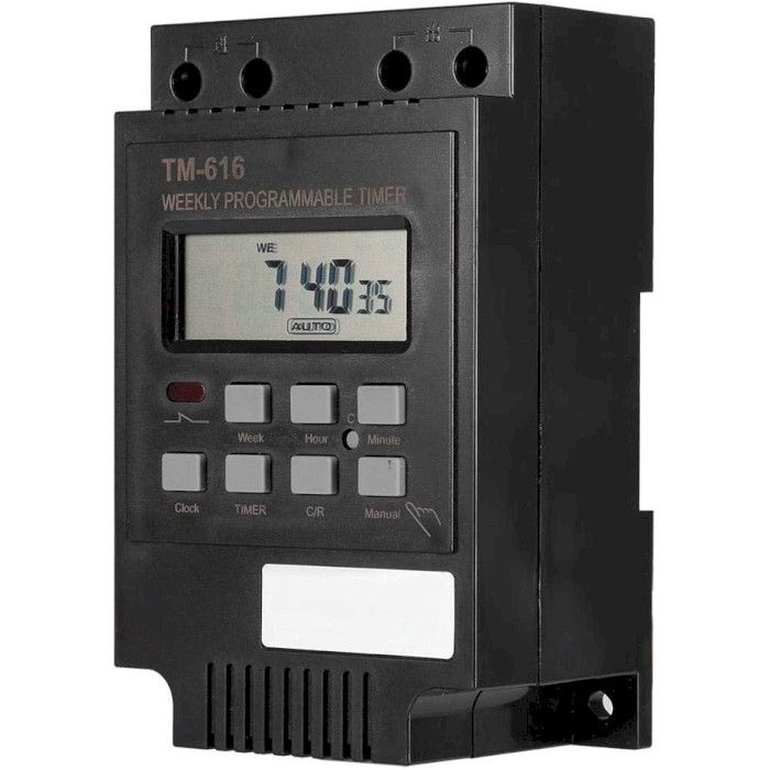 Таймер тижневий електронний SINOTIMER TM616B-2