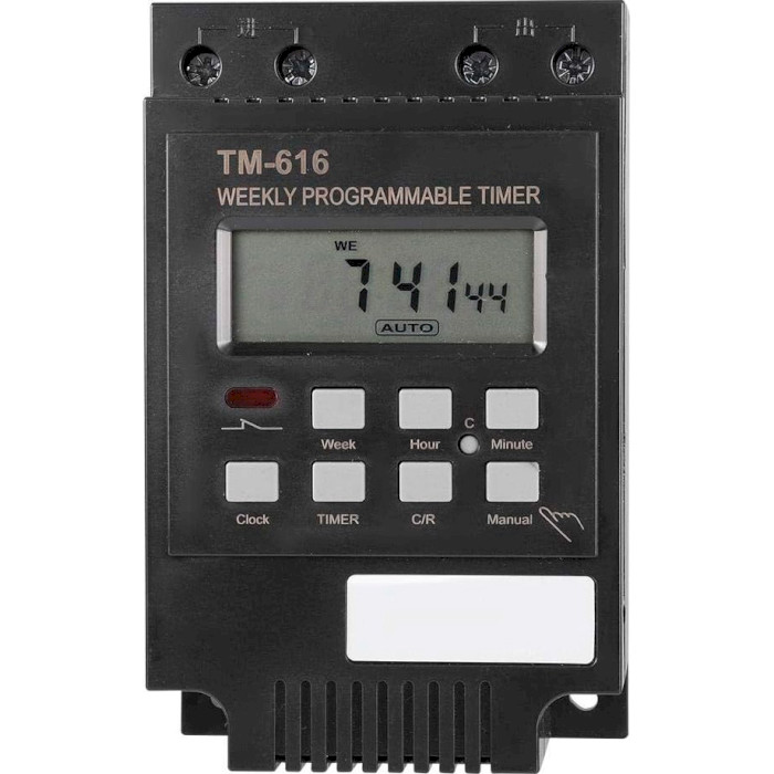 Таймер тижневий електронний SINOTIMER TM616B-2