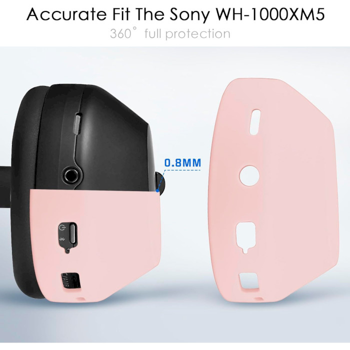 Наушники SONY WH-1000XM5 Pink (WH1000XM5P.CE7)