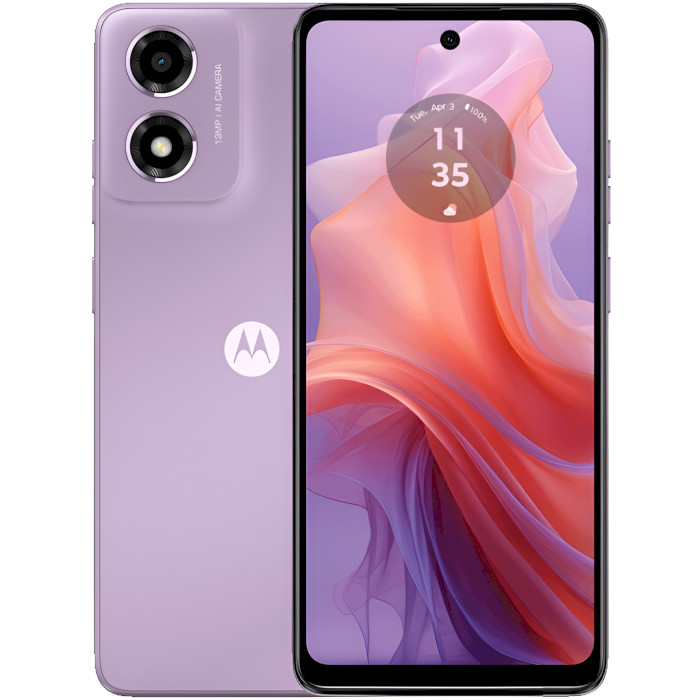 Смартфон MOTOROLA Moto E14 Pastel Purple (PB3E0002UA)