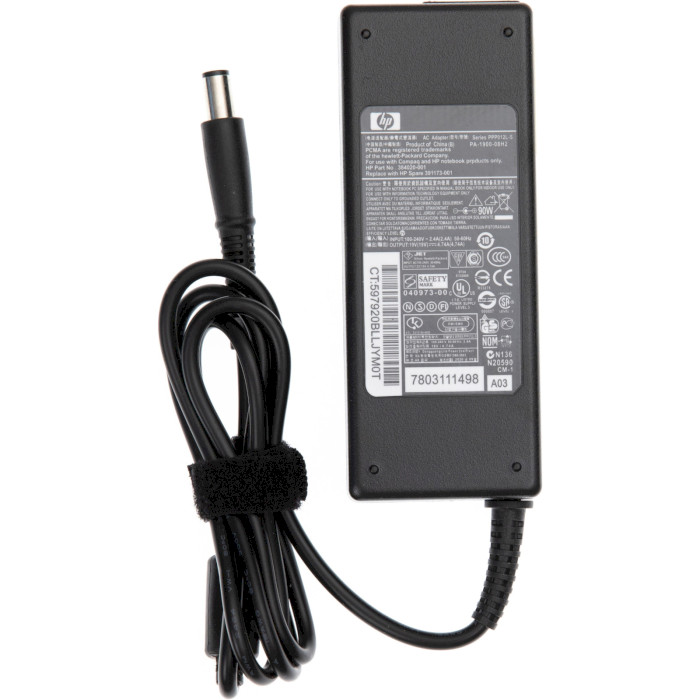 Блок живлення для ноутбука HP 19V, 4.74A, 7.4/5 (pin inside) 90W