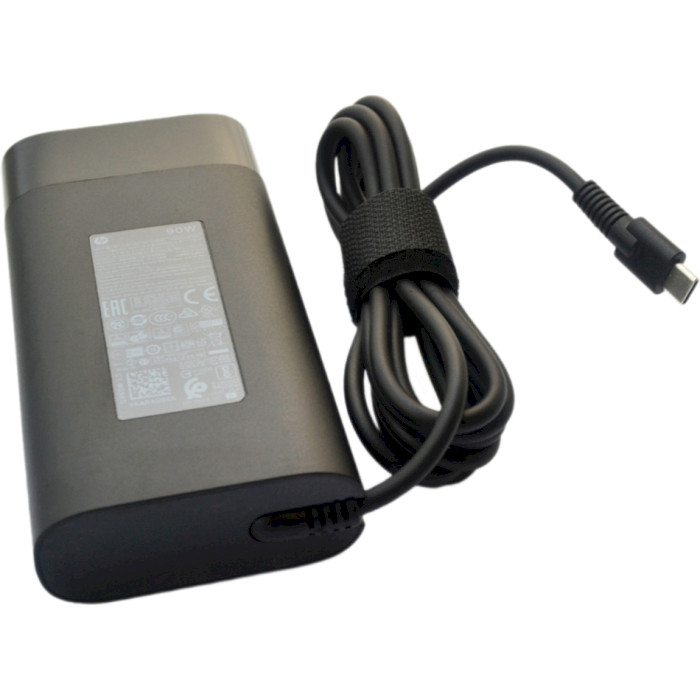 Блок живлення для ноутбука HP USB-C 20V/4.5A, 15V/5A, 12V/5A, 10V/5A, 9V/3A, 5V/3A 90W