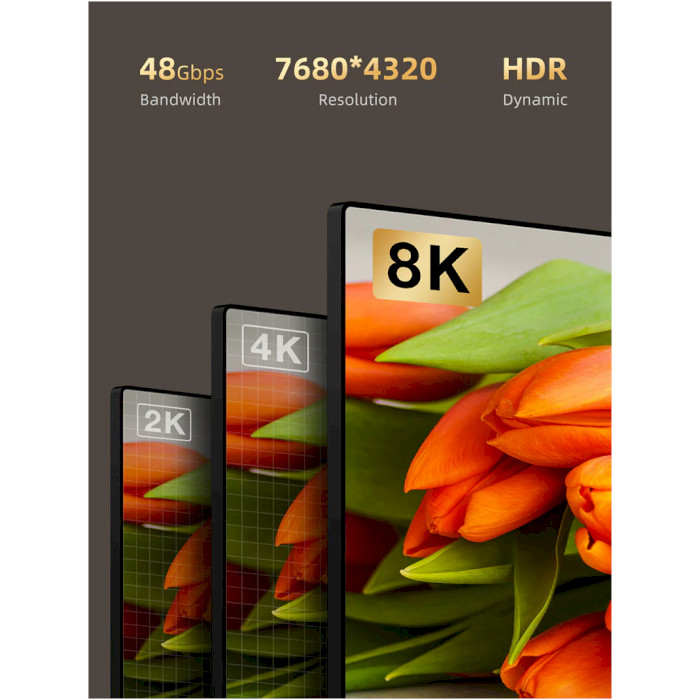 Кабель оптичний (AOC) CABLETIME 8K 60Hz HDMI v2.1 50м Black (CA914036)