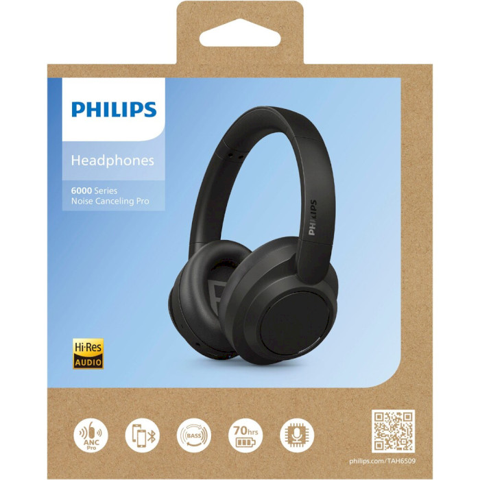 Наушники PHILIPS TAH6509 Black (TAH6509BK/00)