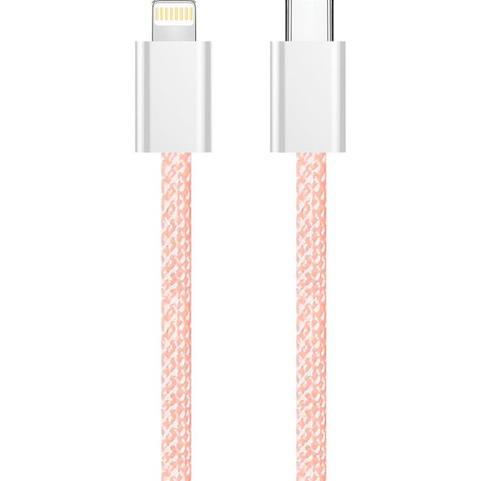 Кабель COLORWAY USB-C to Lightning 3A 1м Pink (CW-CBPDCL061-P)