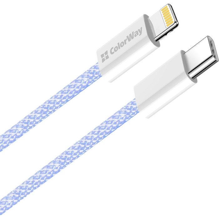 Кабель COLORWAY USB-C to Lightning 3A 1м Purple (CW-CBPDCL061-PU)