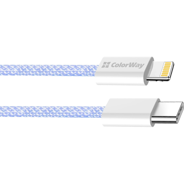 Кабель COLORWAY USB-C to Lightning 3A 1м Purple (CW-CBPDCL061-PU)