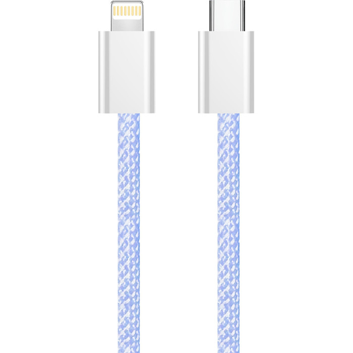 Кабель COLORWAY USB-C to Lightning 3A 1м Purple (CW-CBPDCL061-PU)