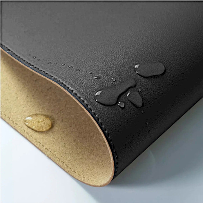 Коврик для мыши XIAOMI MiiiW Oversize Leather Cork Mouse Pad Black (MWMLV01)